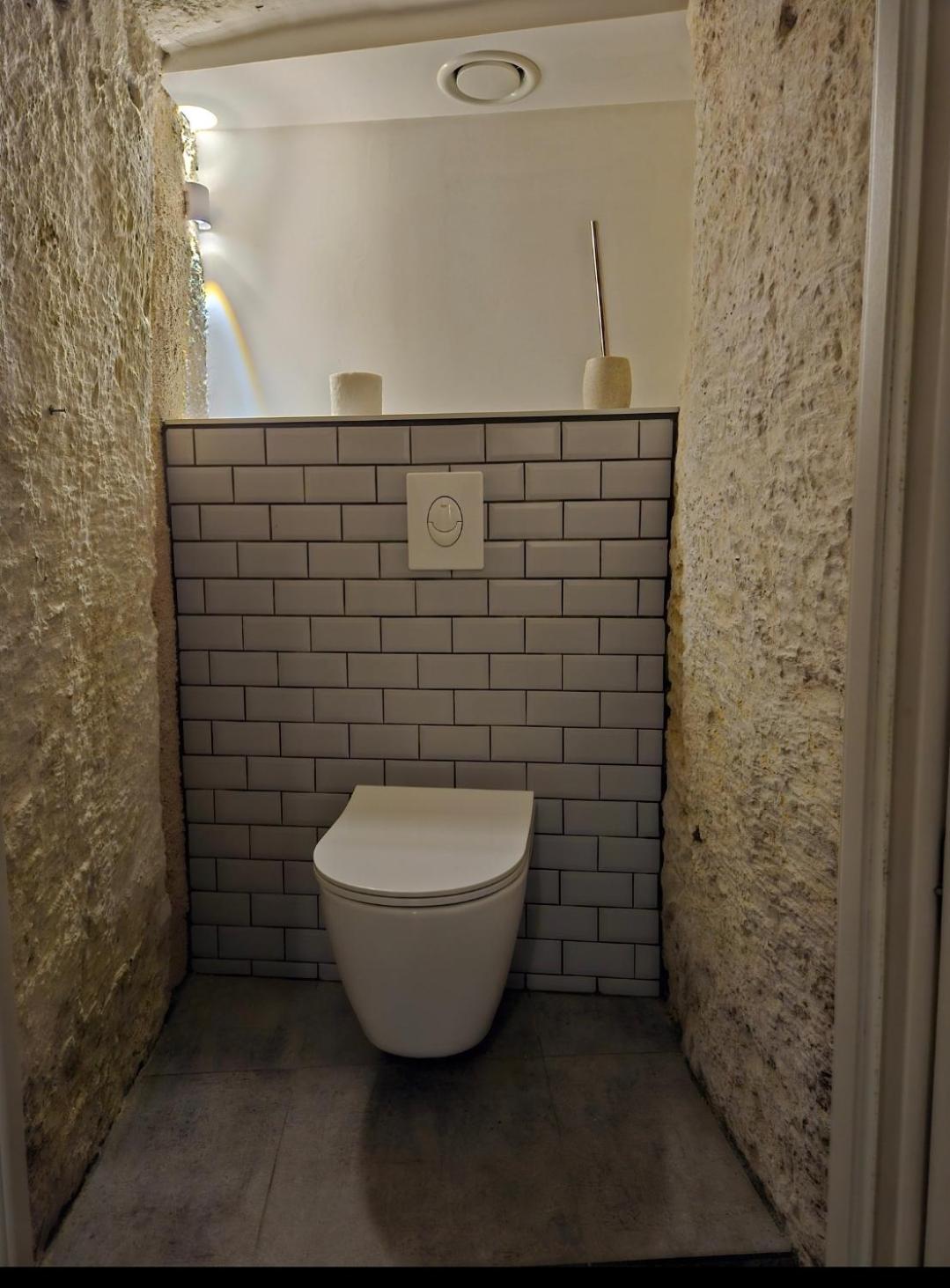 Troglodyte Baths Apartment Saint-Étienne-de-Chigny Exterior foto